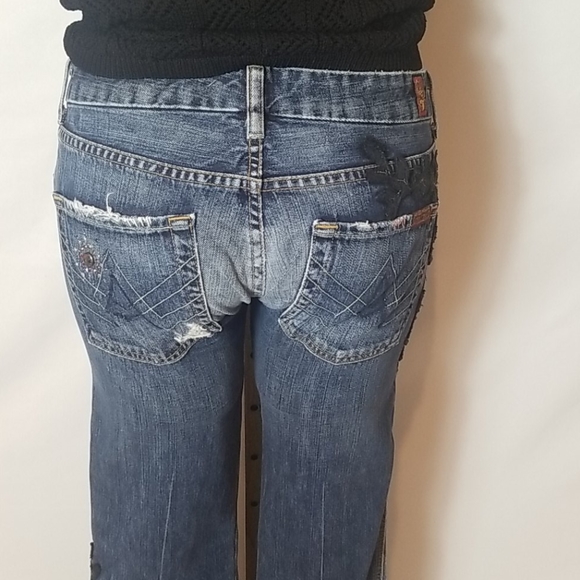 FOR ALL MANKIND EMBLESSISHED JEANS - Picture 6 of 13